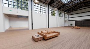 EISBOX Hall - Artfactory, Rental Art Space, Hallenansicht